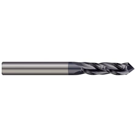 Harvey Tool Drill/End Mill - Mill Style - 3 Flute, 0.1875" (3/16), Overall Length: 2" 823812-C3